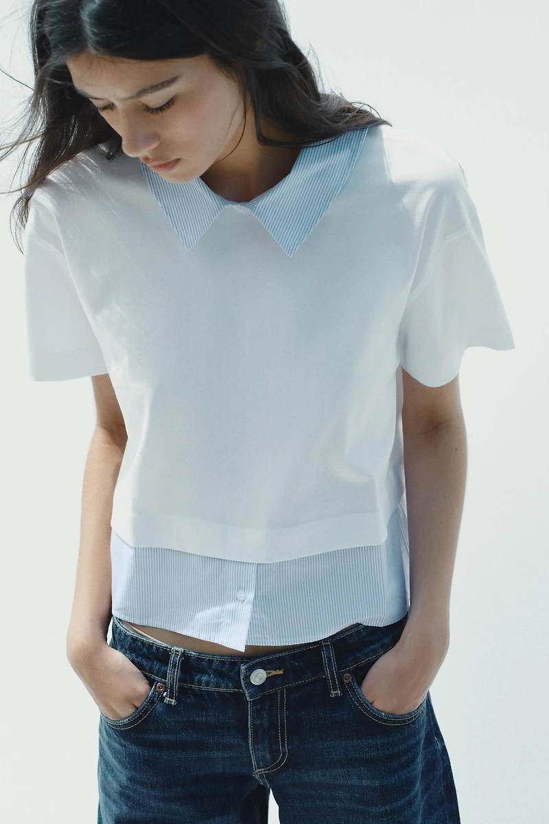 T-SHIRT BIMATIÈRE À RAYURES