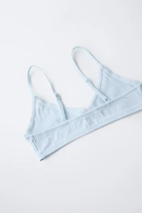 9-14 ANS/ LOT DE TROIS TOPS FLEUR