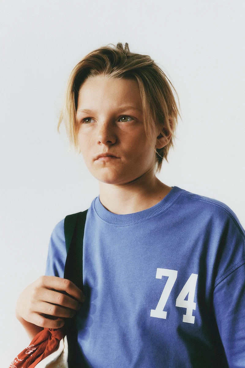 NUMBER JOGGING T-SHIRT