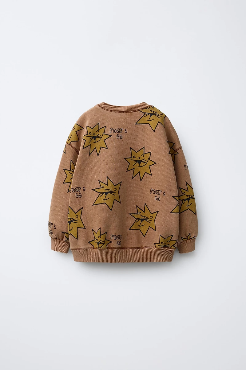 STAR PRINT SWEATSHIRT