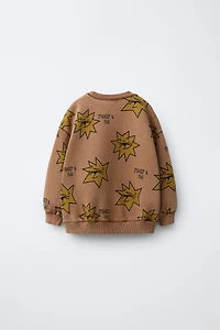 STAR PRINT SWEATSHIRT
