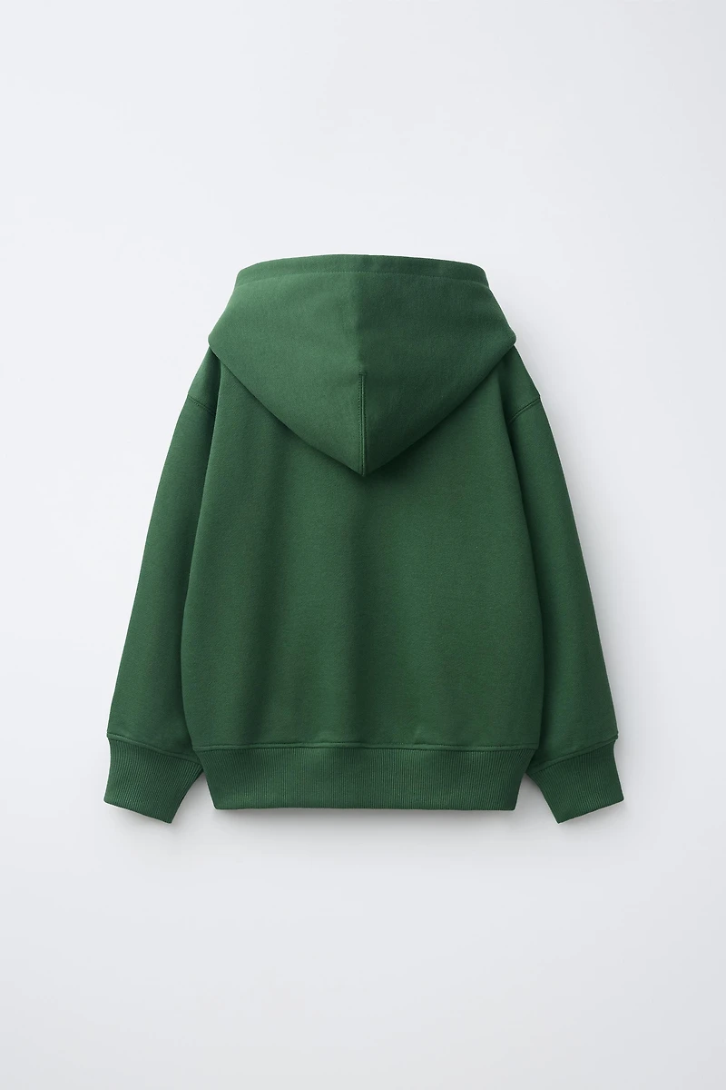 TEXT PRINT HOODIE