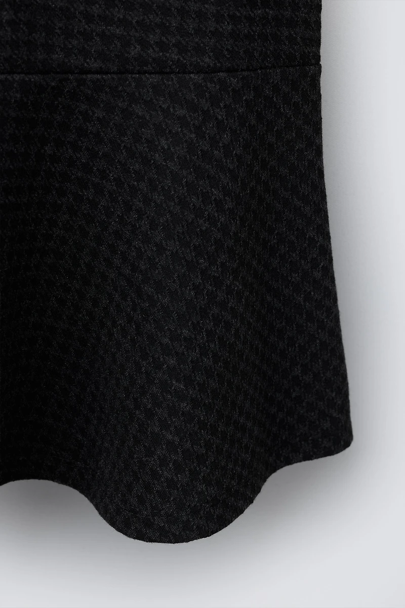 HOUNDSTOOTH DRESS
