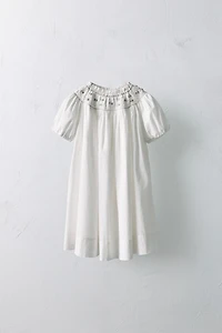 2-5 YEARS/ LIMITED EDITION EMBROIDERED FLORAL DRESS