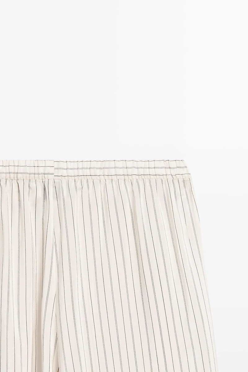 Striped flowing drop crotch pants - STUDIO