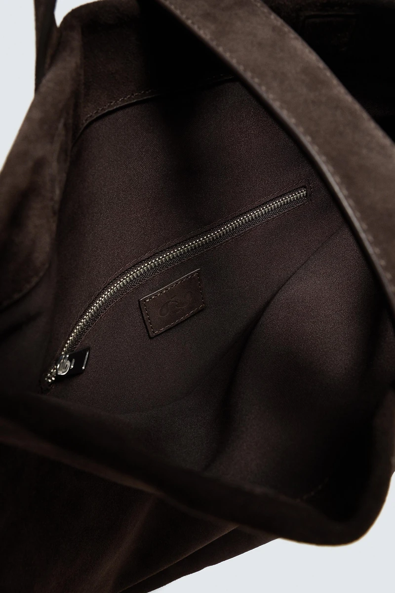 LEATHER SHOPPER BAG