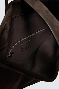 LEATHER SHOPPER BAG