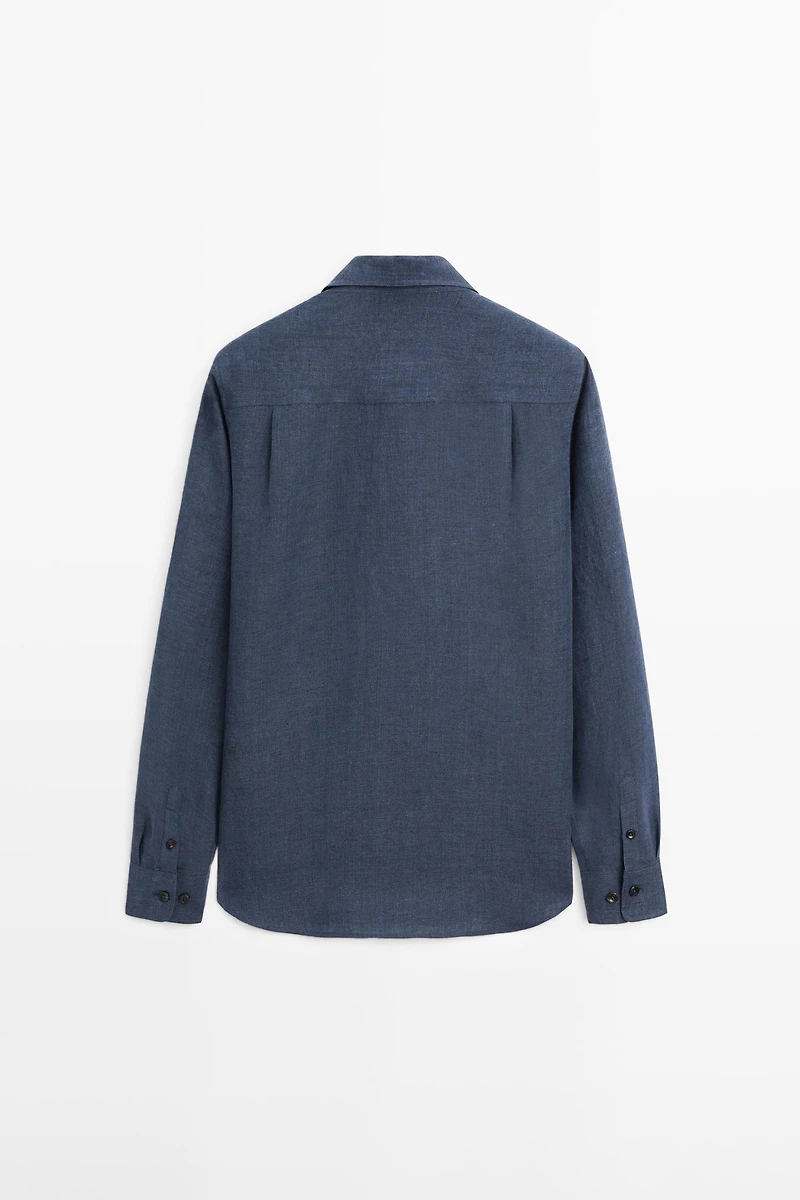100% linen regular fit shirt
