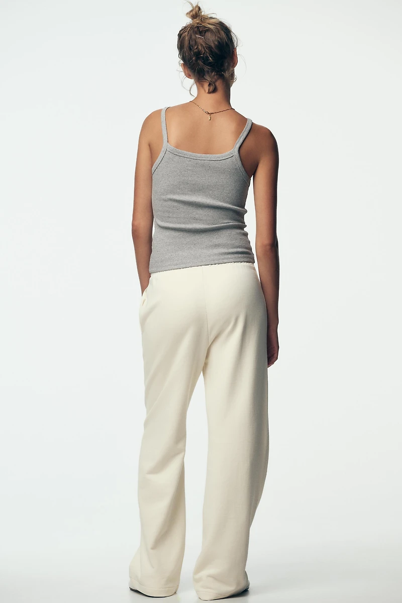 TOP HALTER CÔTELÉ