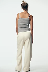 TOP HALTER CÔTELÉ