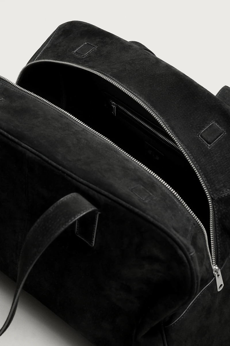 LEATHER TRAVEL BAG M