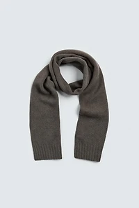 100% WOOL KNIT SCARF