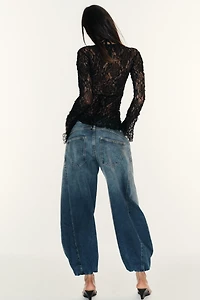 TRF MID-RISE ELASTICIZED DENIM JEANS