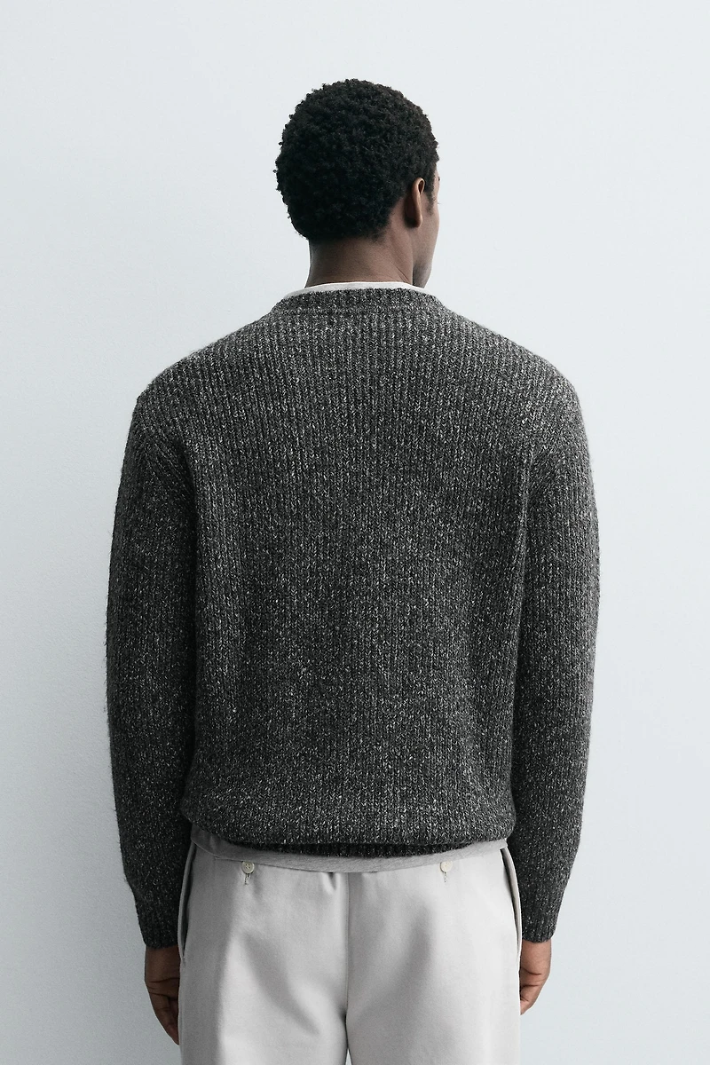 PURL KNIT SWEATER