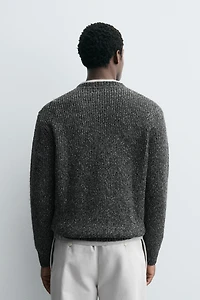 PURL KNIT SWEATER