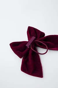 CHOUCHOU NŒUDS VELOURS BRILLANTS