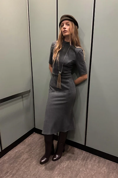 ROBE SOFT AVEC CEINTURE