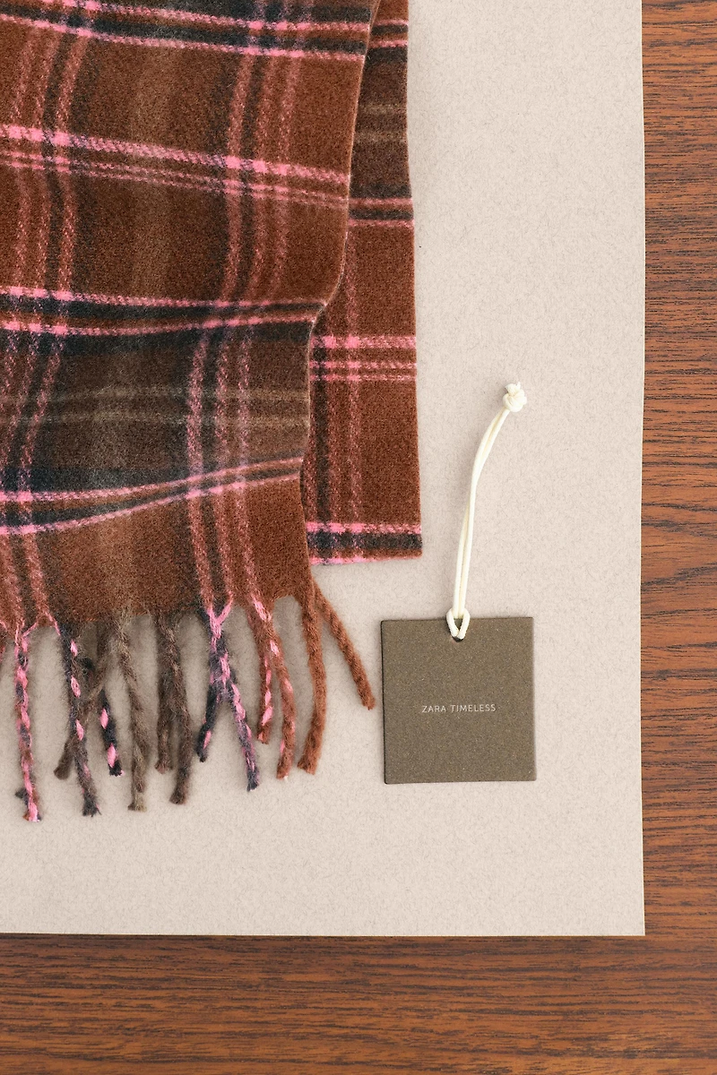ZARA TIMELESS - PLAID SCARF