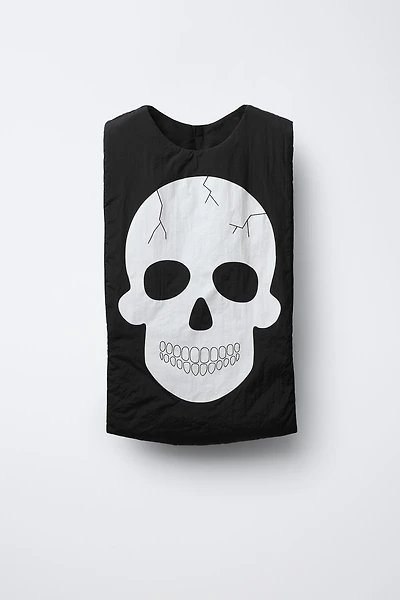 GLOW-IN-THE-DARK SKULL VEST COSTUME