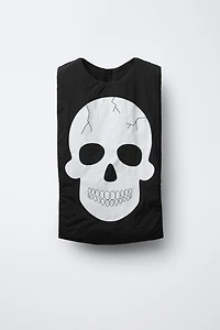 GLOW-IN-THE-DARK SKULL VEST COSTUME