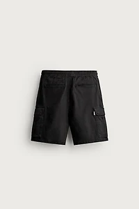 BERMUDA CARGO RELAXED FIT DÉLAVÉ