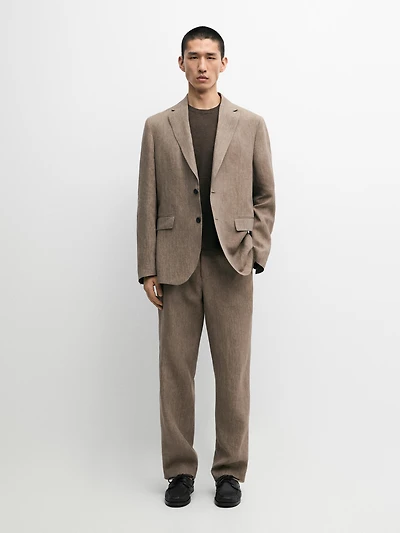 Veste de costume 100 % lin
