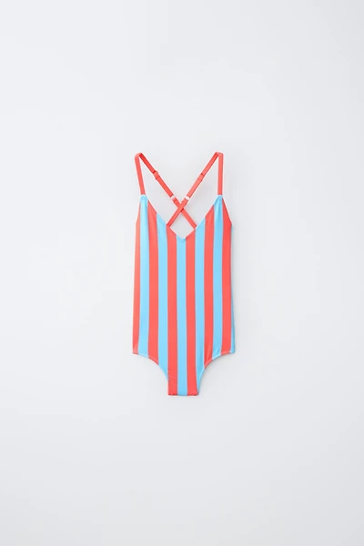 MAILLOT DE BAIN À RAYURES 6-14 ANS