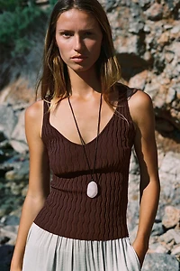 STRUCTURED KNIT TOP