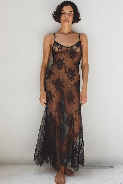 LACE STRAP DRESS