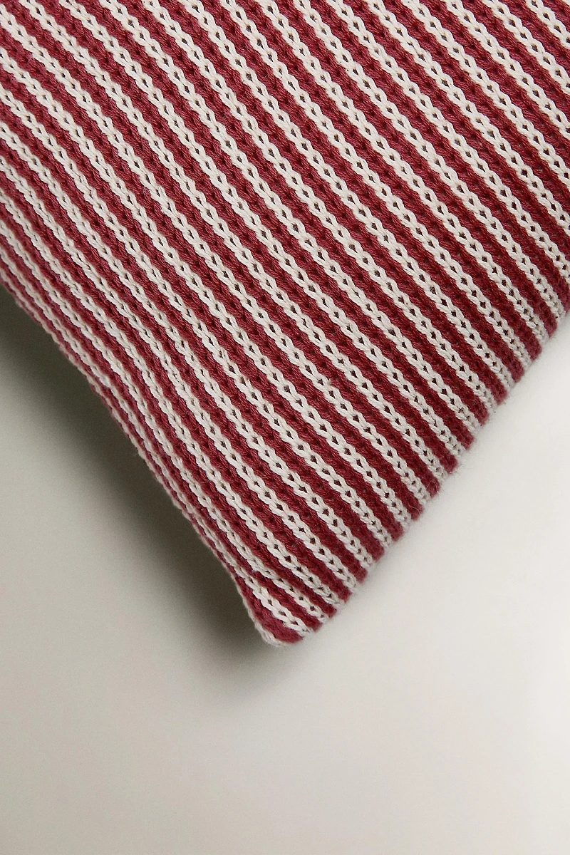 KIDS' EMBROIDERED LETTER K CUSHION