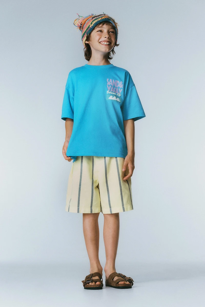 TEXT PRINT T-SHIRT