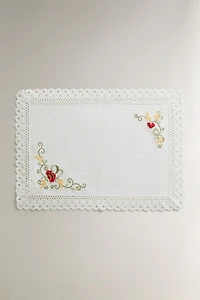 COTTON FLORAL PLACEMAT