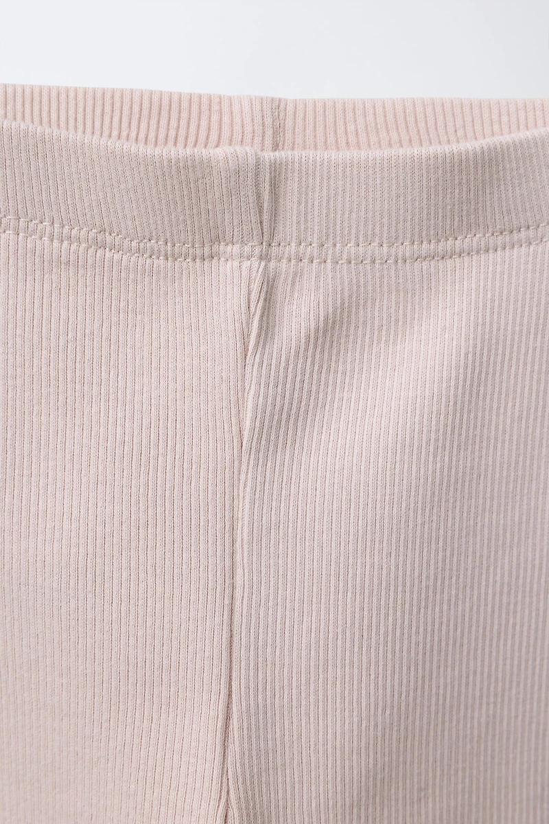 LOT DE DEUX LEGGINGS UNIS