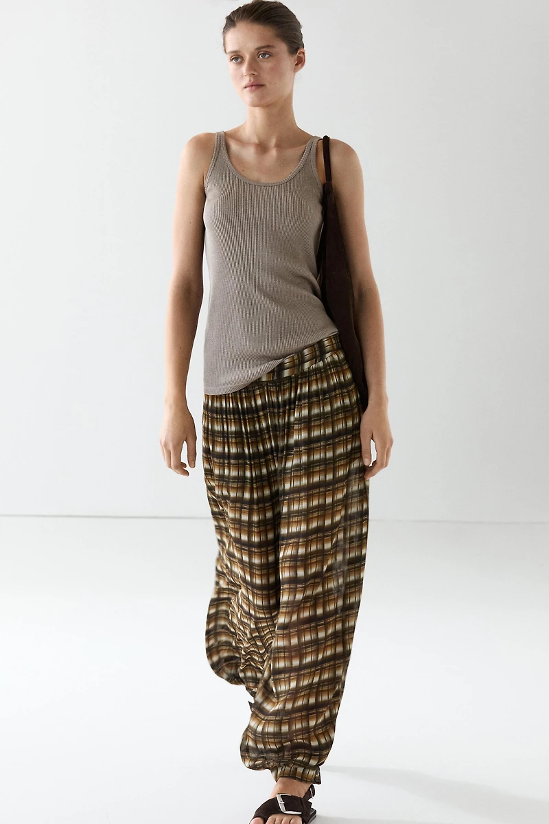 Flowing sarouel trousers