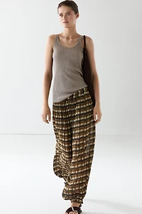 Flowing sarouel trousers