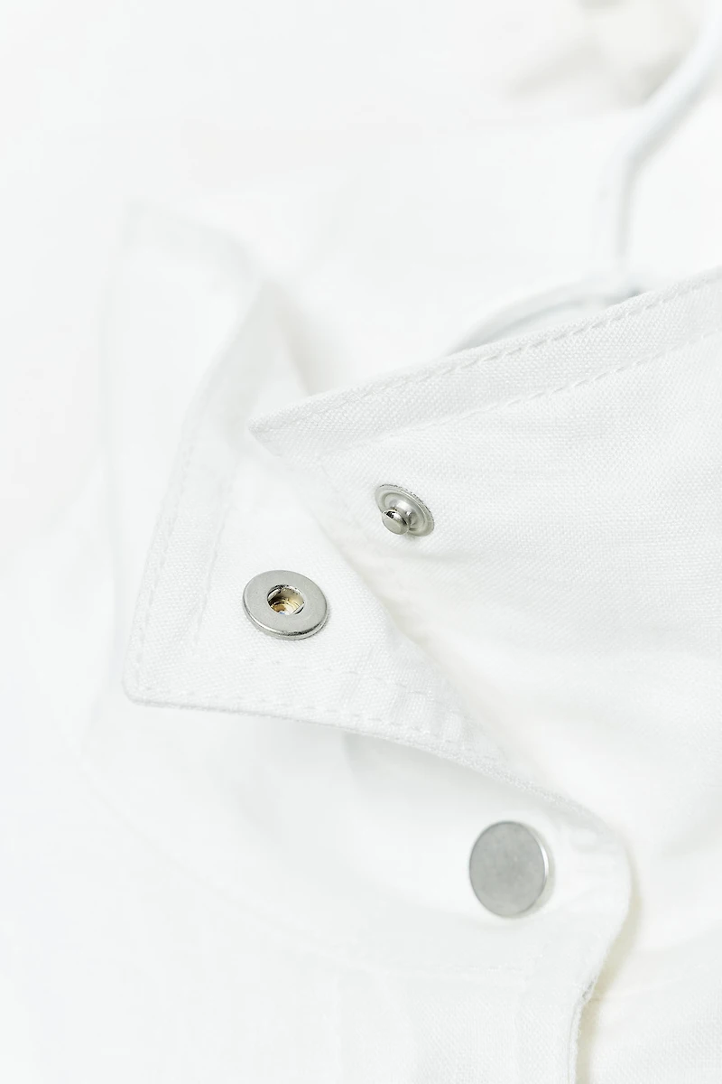 100% LINEN BOMBER JACKET ZW COLLECTION