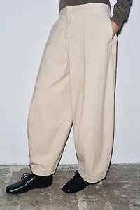 ZW COLLECTION CORDUROY BARREL PANTS