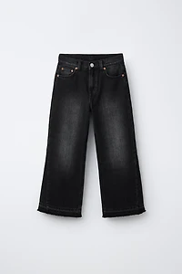 FLARE FRAYED JEANS