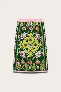 LIMITED EDITION PRINTED MIDI SKIRT