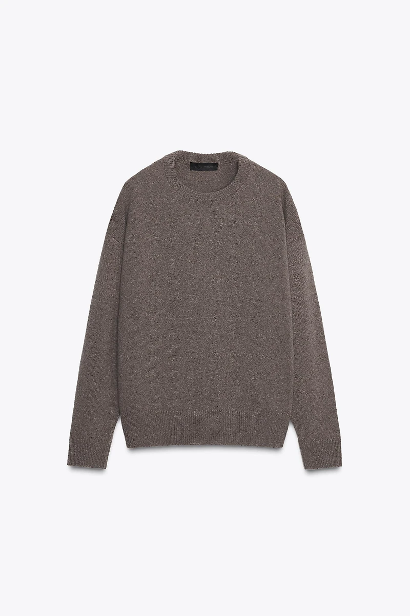 PULL CACHEMIRE ET LAINE MANCHES LONGUES