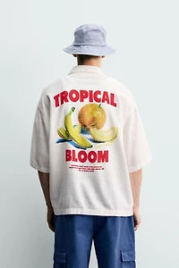 CHEMISE RELAXED FIT À IMPRIMÉ FRUITS