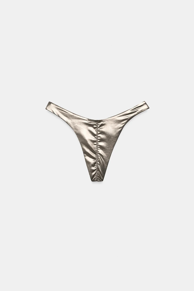 METALLIC BIKINI BOTTOMS