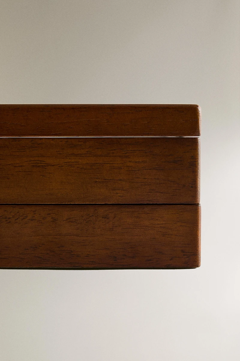 MEDIUM WOODEN JEWELRY BOX