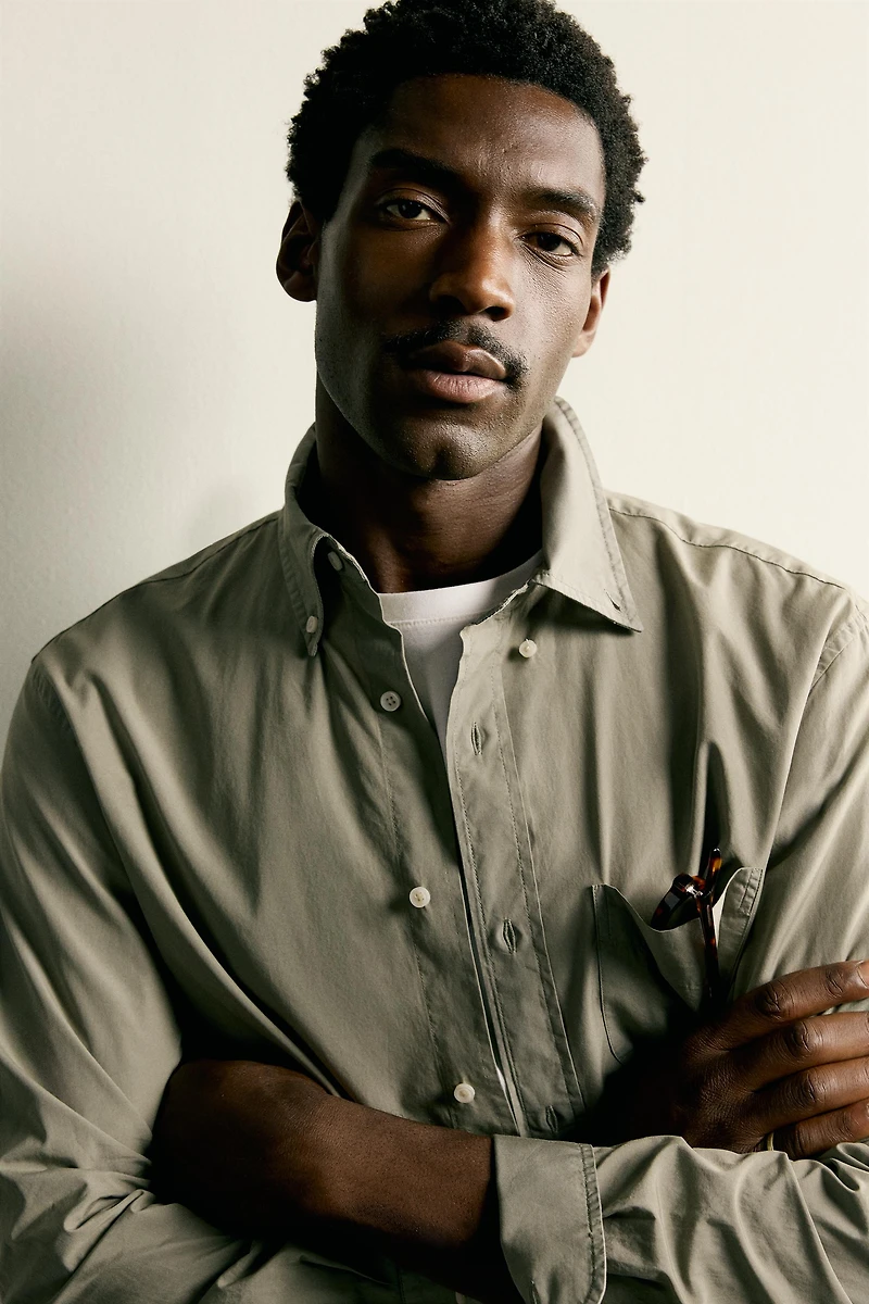 COTTON REGULAR FIT SHIRT