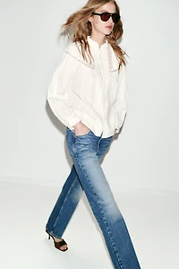 LACE AND PINTUCK SHIRT