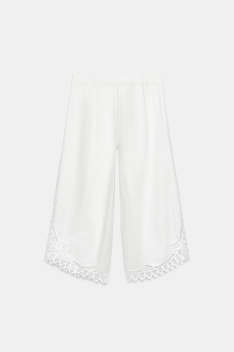 EMBROIDERED TROUSERS ZW COLLECTION