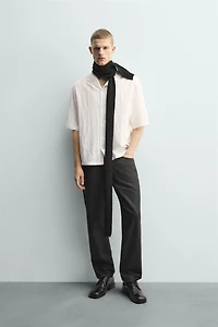 JACQUARD STRIPED SHIRT