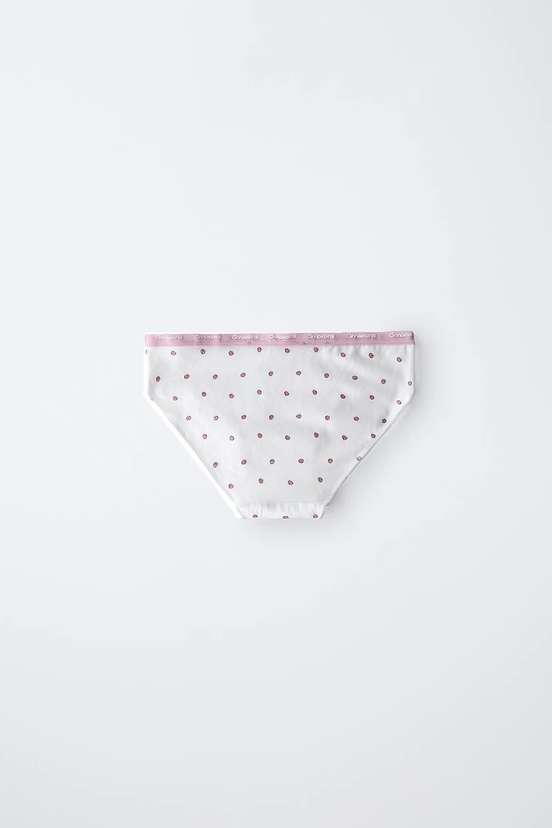 AGES 6-14 / THREE-PACK OF CINNAMOROLL © SANRIO UNDERWEAR
