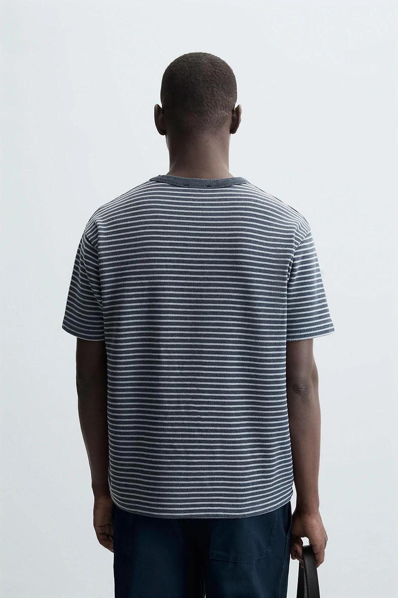 STRIPED JACQUARD SWEATSHIRT