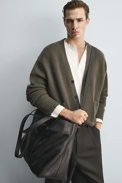 LEATHER SHOPPER BAG - LIMITED EDITION